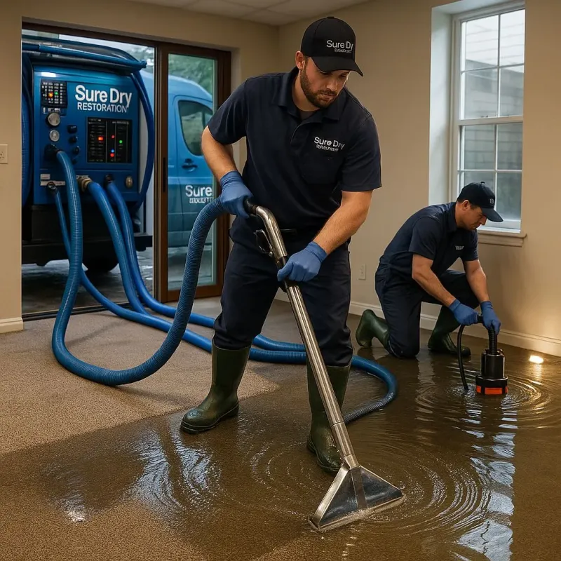 Water Extraction and Removal process in Big Bear City, CA